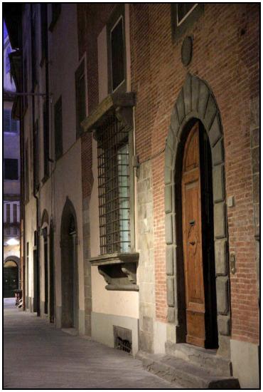 Il muro su cui è stato realizzato il Piscione